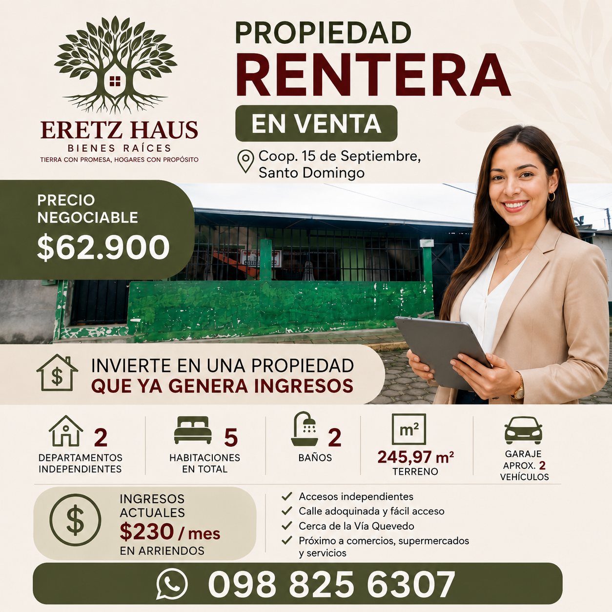 PROPIEDAD RENTERA EN SANTO DOMINGO